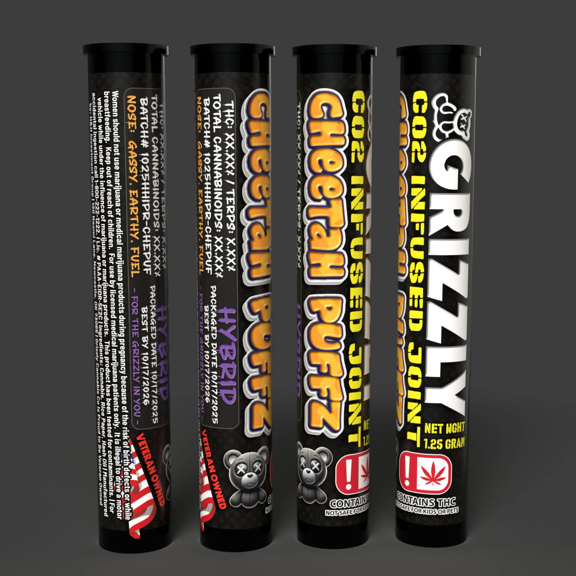 Grizzy Co2 Cheetah Puffz