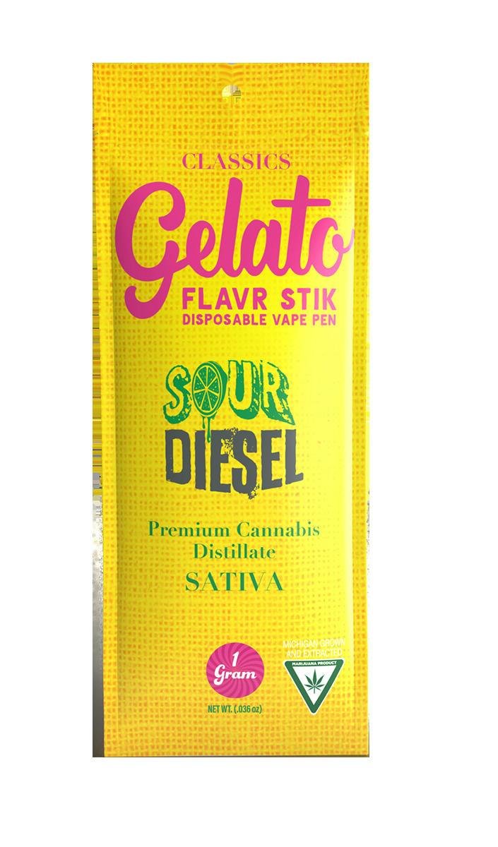Gelato - Sour Diesel 1g Disposable