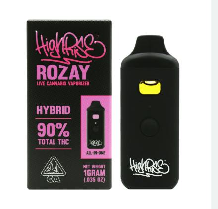 High Rise - Rozay Disposable 1 g - *ALL PRICES INCLUDE TAX*