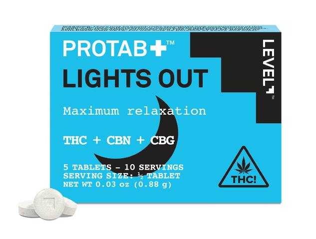 Level - Lights Out Tabs 10 Pack *ALL PRICES INCLUDE TAX*
