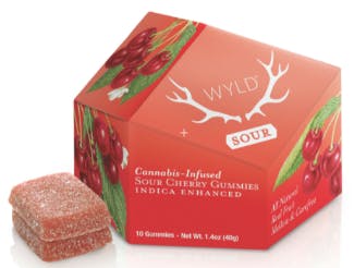 WYLD - Sour: Sour Cherry Indica Gummies *ALL PRICES INCLUDE TAX*