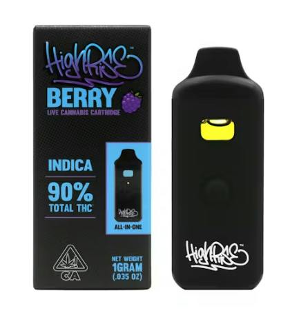 High Rise - Berry Disposable 1g *ALL PRICES INCLUDE TAX*