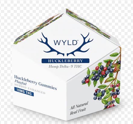 WYLD - Huckleberry: Huckleberry Hybrid Gummies - 10 Pack *ALL PRICES INCLUDE TAX*