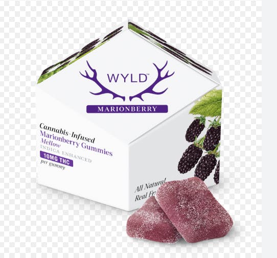WYLD - Marionberry: Marionberry Indica Gummies - 10 Pack *ALL PRICES INCLUDE TAX*