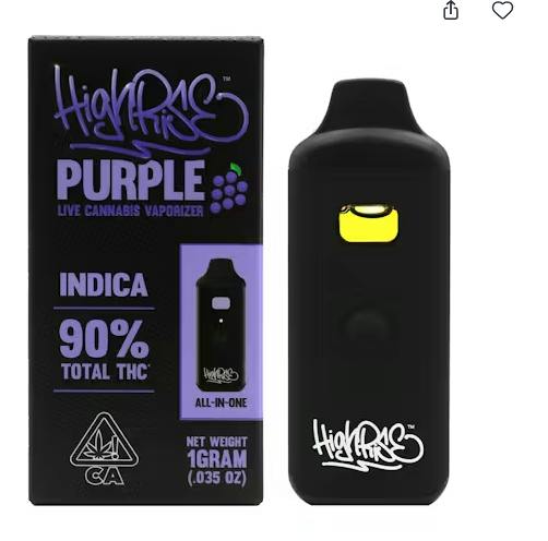 HighRise - Purple Disposable 1g *ALL PRICES INCLUDE TAX*
