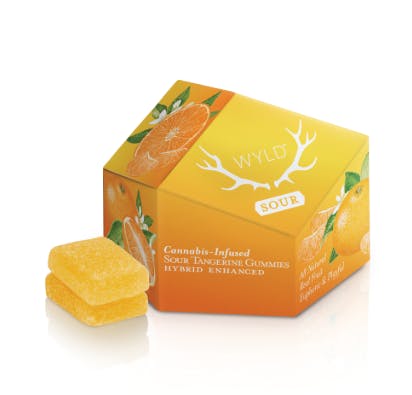WYLD - Sour: Sour Tangerine Hybrid Gummies *ALL PRICES INCLUDE TAX*