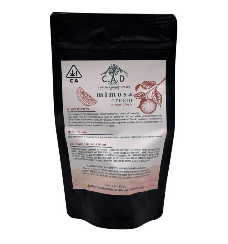 C.A.D - Mimosa Cream .5oz *ALL PRICES INCLUDE TAX*