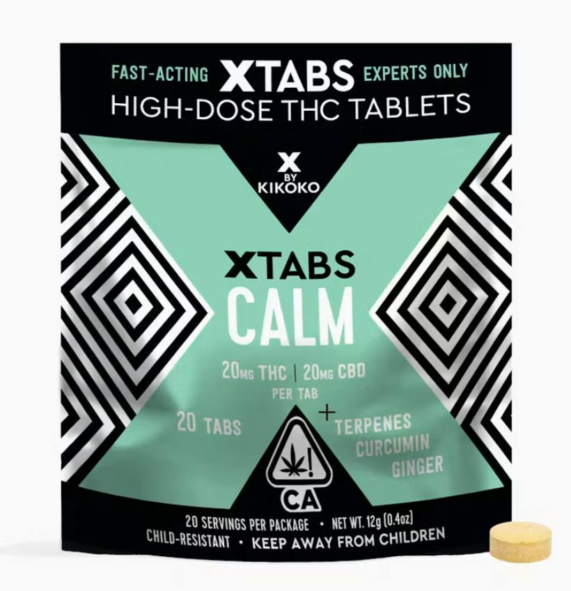 Kikoko - X-Tabs Calm 500mg 20pk *ALL PRICES INCLUDE TAX*