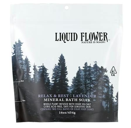 Liquid Flower - Lavender Mineral Bath Soak *ALL PRICES INCLUDE TAX*