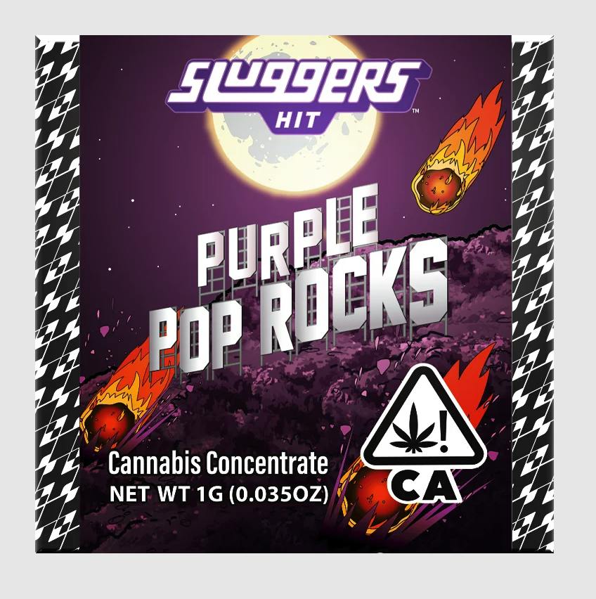 Sluggers - Purple Pop Rocks Live Rosin 1g *ALL PRICES INCLUDE TAX*