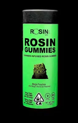 Rosin Tech Labs - Berry Peaches Mega Gummies 100mg *ALL PRICES INCLUDE TAX*