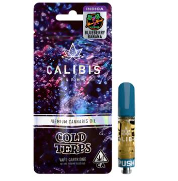 Calibis - Blueberry Banana Indica Cold Terps Cartridge 1G *ALL PRICES INCLUDE TAX*