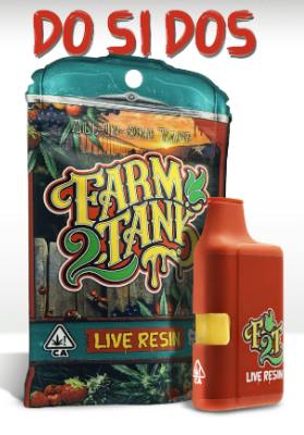 FARM 2 TANK - DOSIDOS LIVE RESIN DISPO 1G *ALL PRICES INCLUDE TAX*