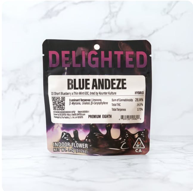 Delighted — Blue Andeze