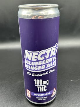 NECTR - 100mg Blueberry Ginger Ale - Made by Sugarloaf Springs
