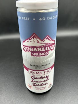 Cranberry Lemonade Spritzer 100mg - Made by Sugarloaf Springs