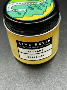 Grape Gas - Live Resin Micro-Diamonds 1oz Jar