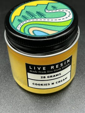 Cookies and Cream - Live Resin Micro-Diamonds 1oz Jar