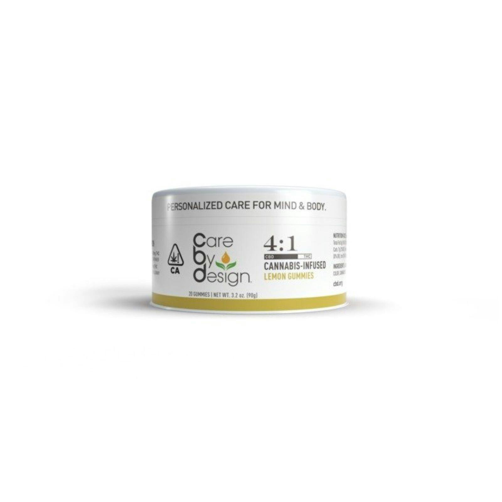 Care By Design CBD Gummies Lemon 4:1 100mg