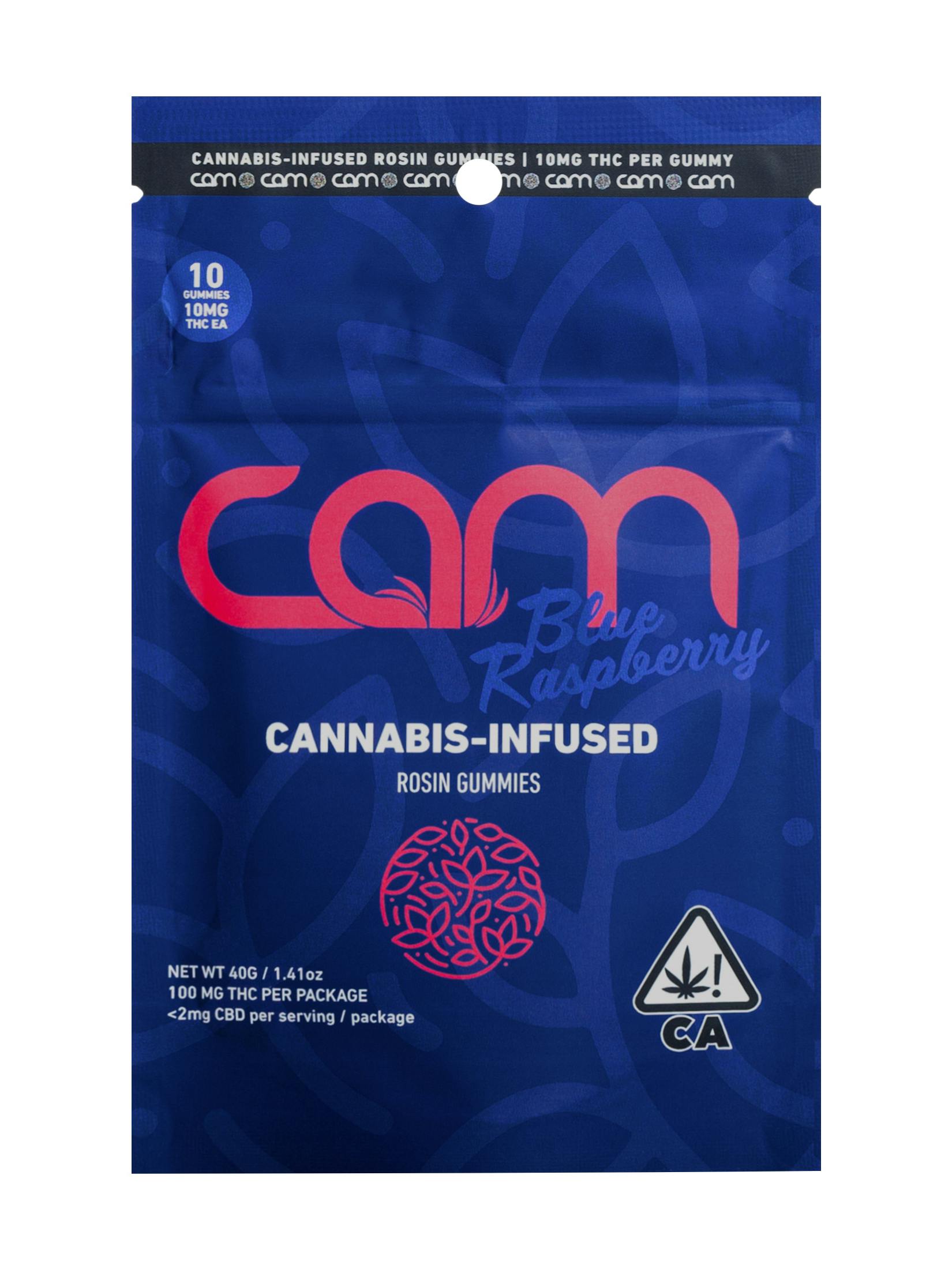 CAM: CAM Gummies Blue Raspberry 100mg
