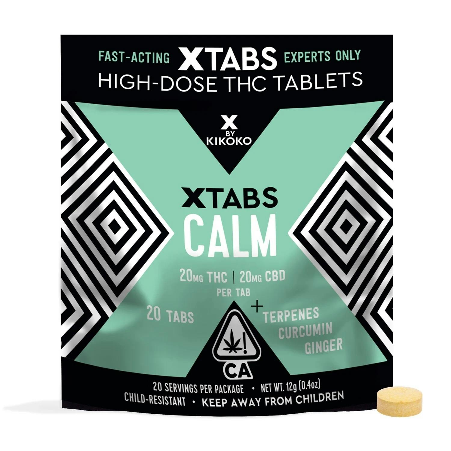 Kikoko X Tabs 20pk Calm 400mg
