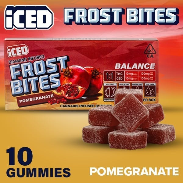 Iced Frostbite: 1 Pomegranate
