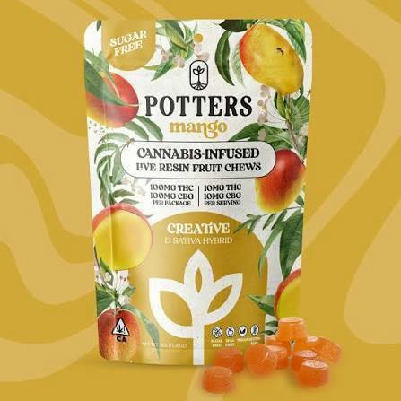 Potters: Lr Fruit Chews Mango