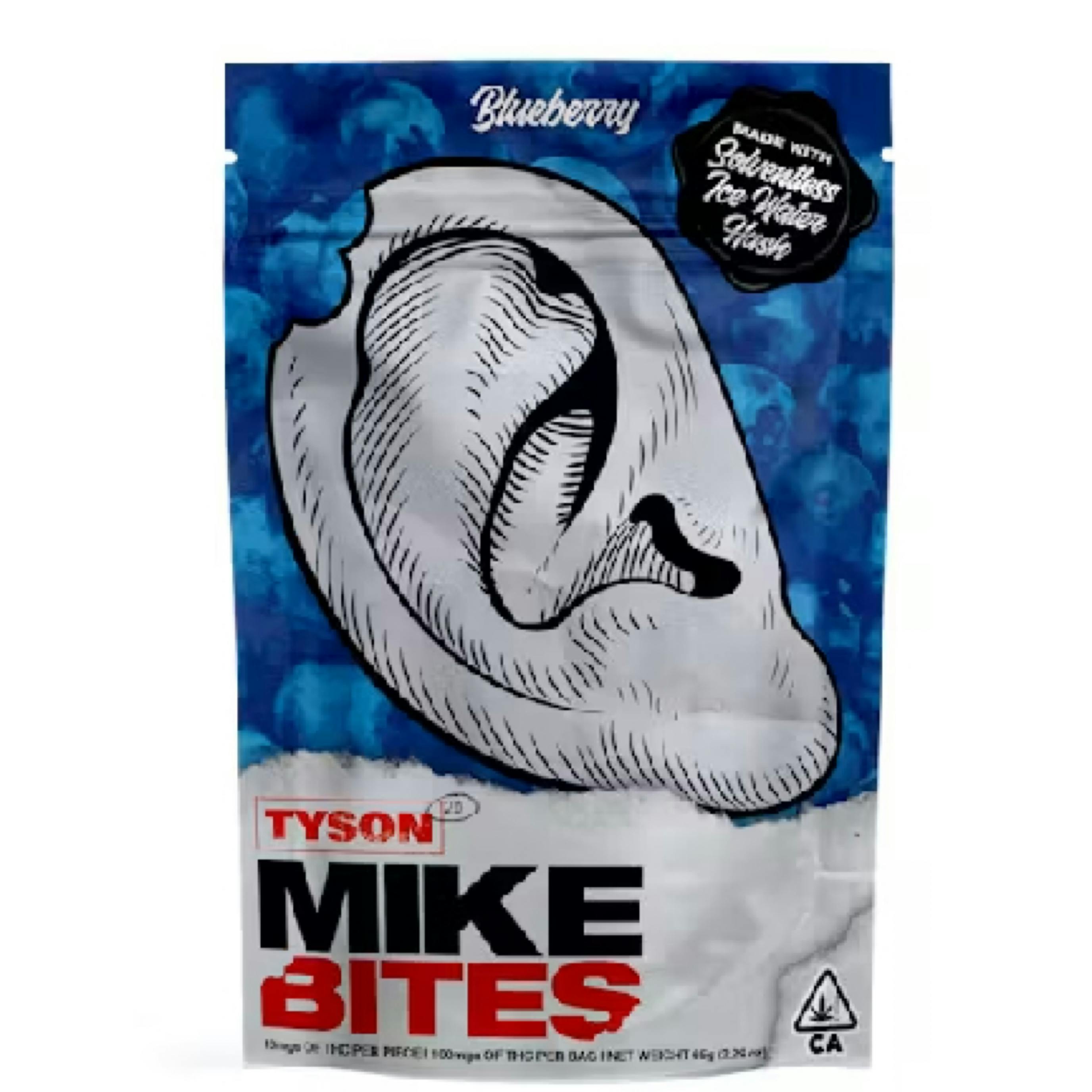Tyson Solventless Mike Bites Gummies Blueberry 100mg