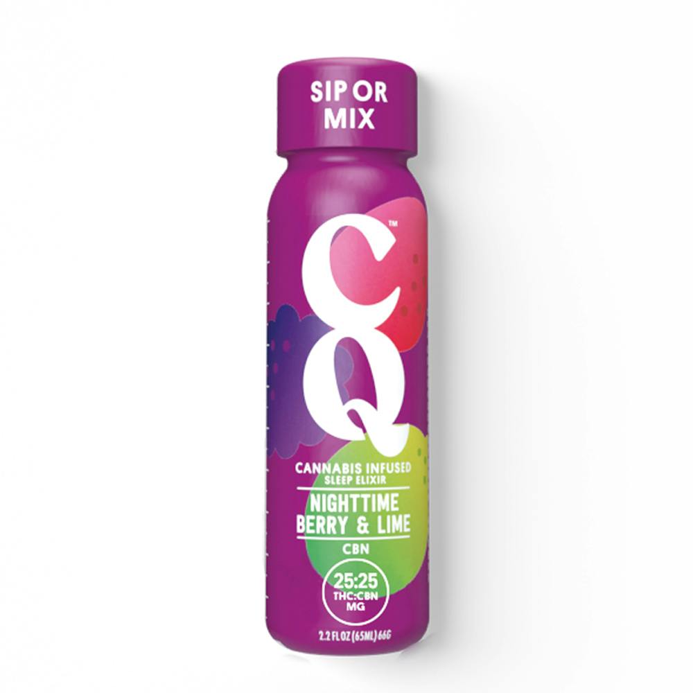 Nighttime Berry Lime [2oz] (25mg THC/25mg CBN) | CQ/Cannabis Quencher - Shot