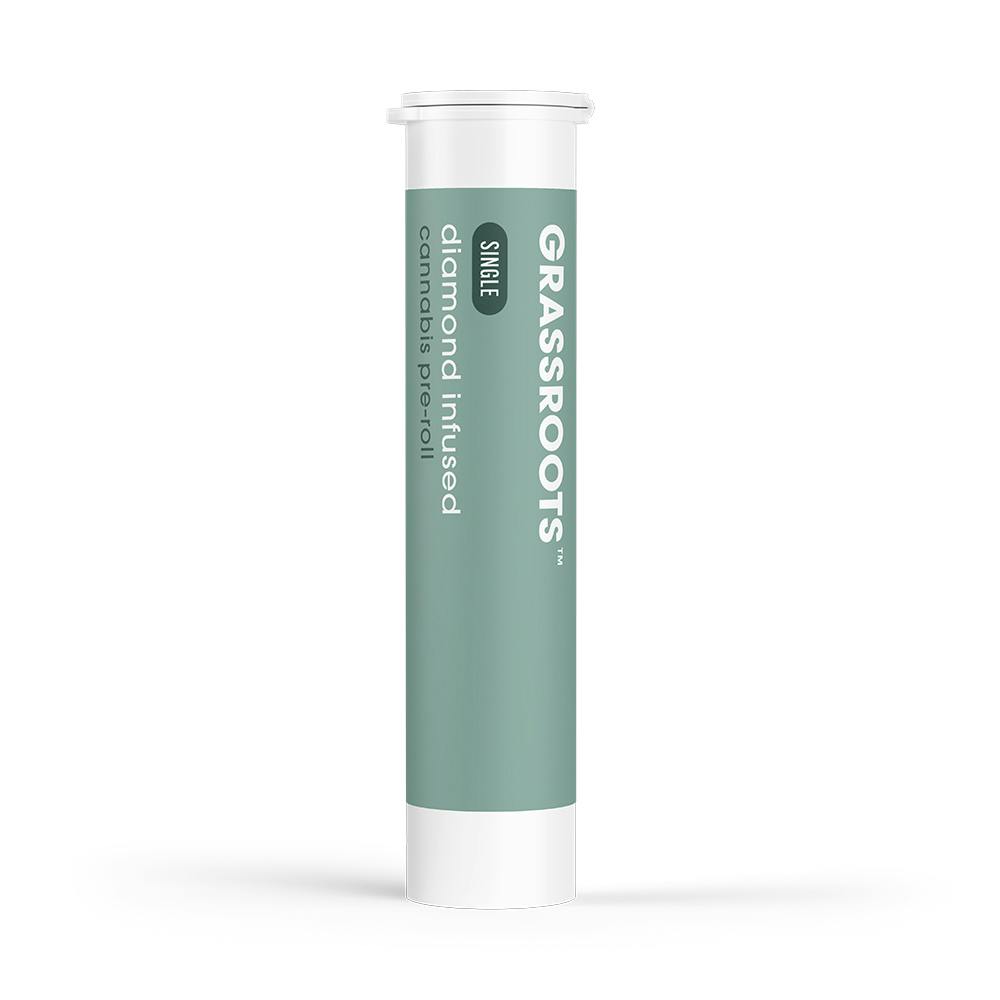 Fuzzy Navel [1g] | Grassroots - Diamond Infused Pre Roll