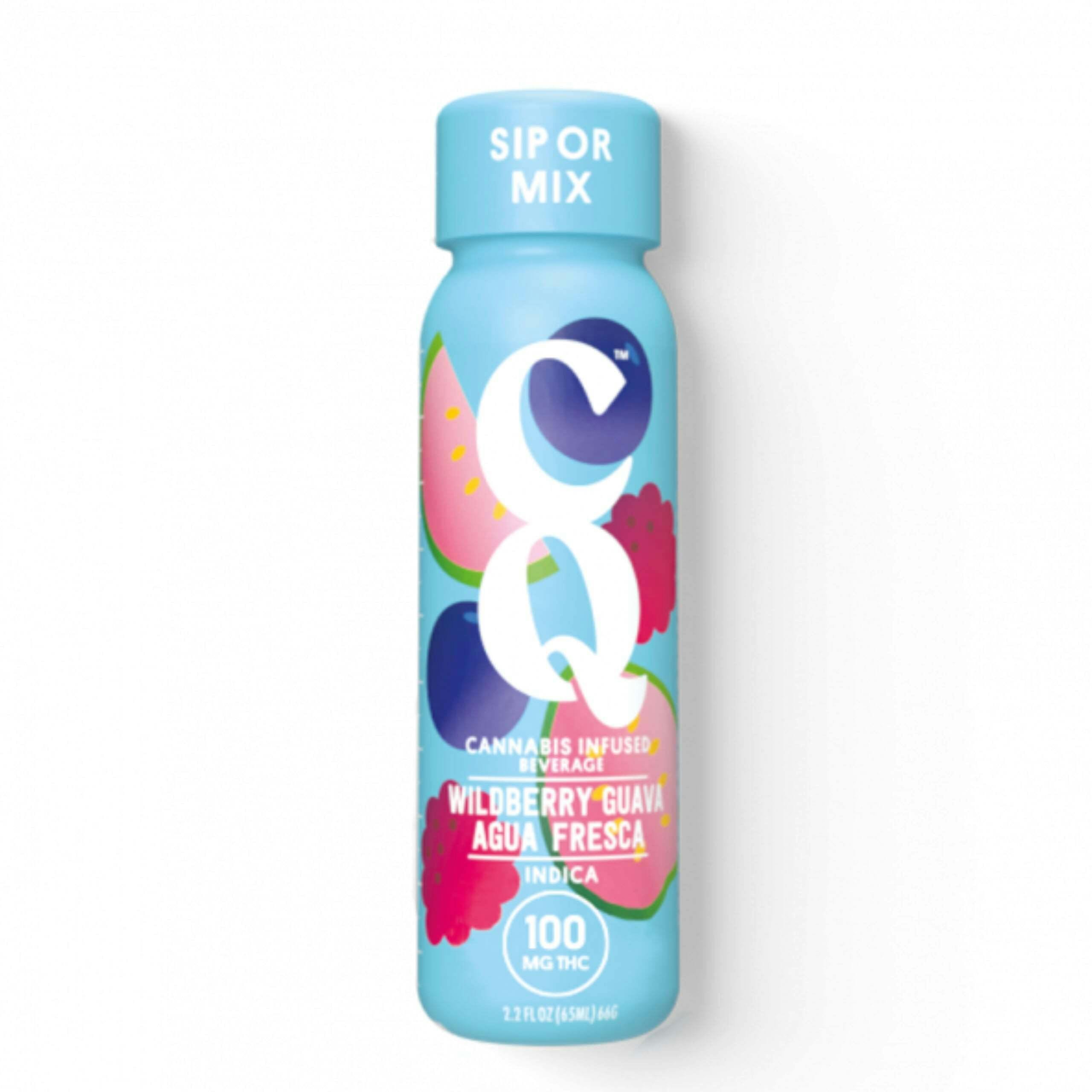 Wildberry Guava Agua Fresca [2oz] (100mg) | CQ/Cannabis Quencher - Shot