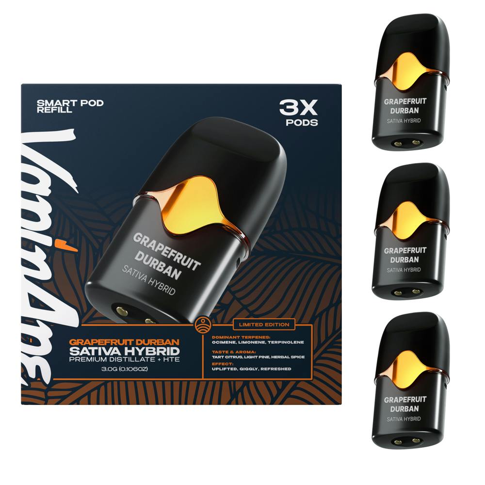 Grapefruit Durban [3g] | Vapin Ape - 3 Pack HTE EVO POD