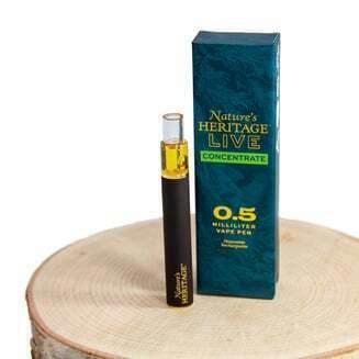 Orange Biscuits [500mg] | Nature's Heritage - Live Resin Disposable