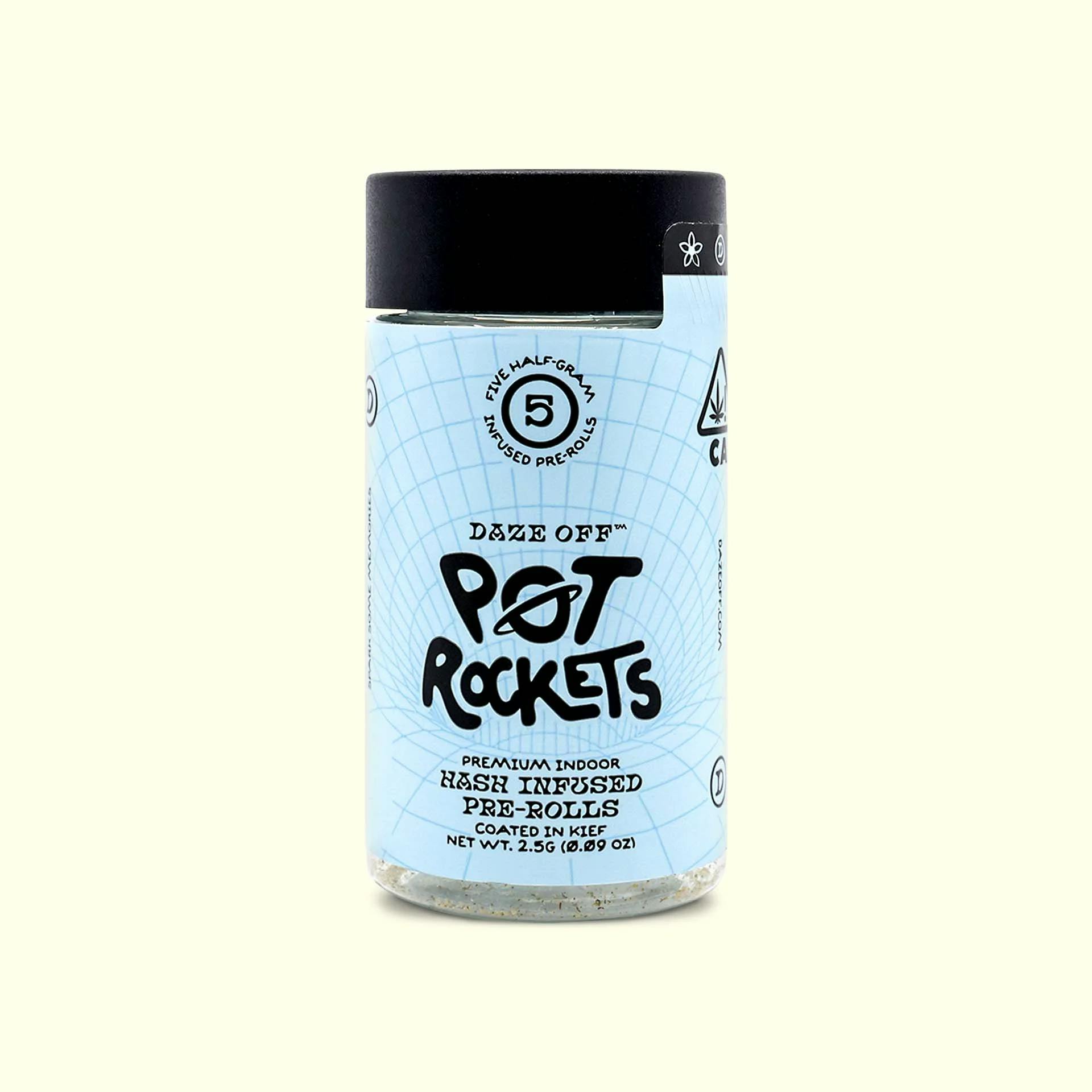 Cheat Code (GMO Oz x Gelato Mintz) [.5g] | Daze Off - 5 Pack Infused Pot Rockets