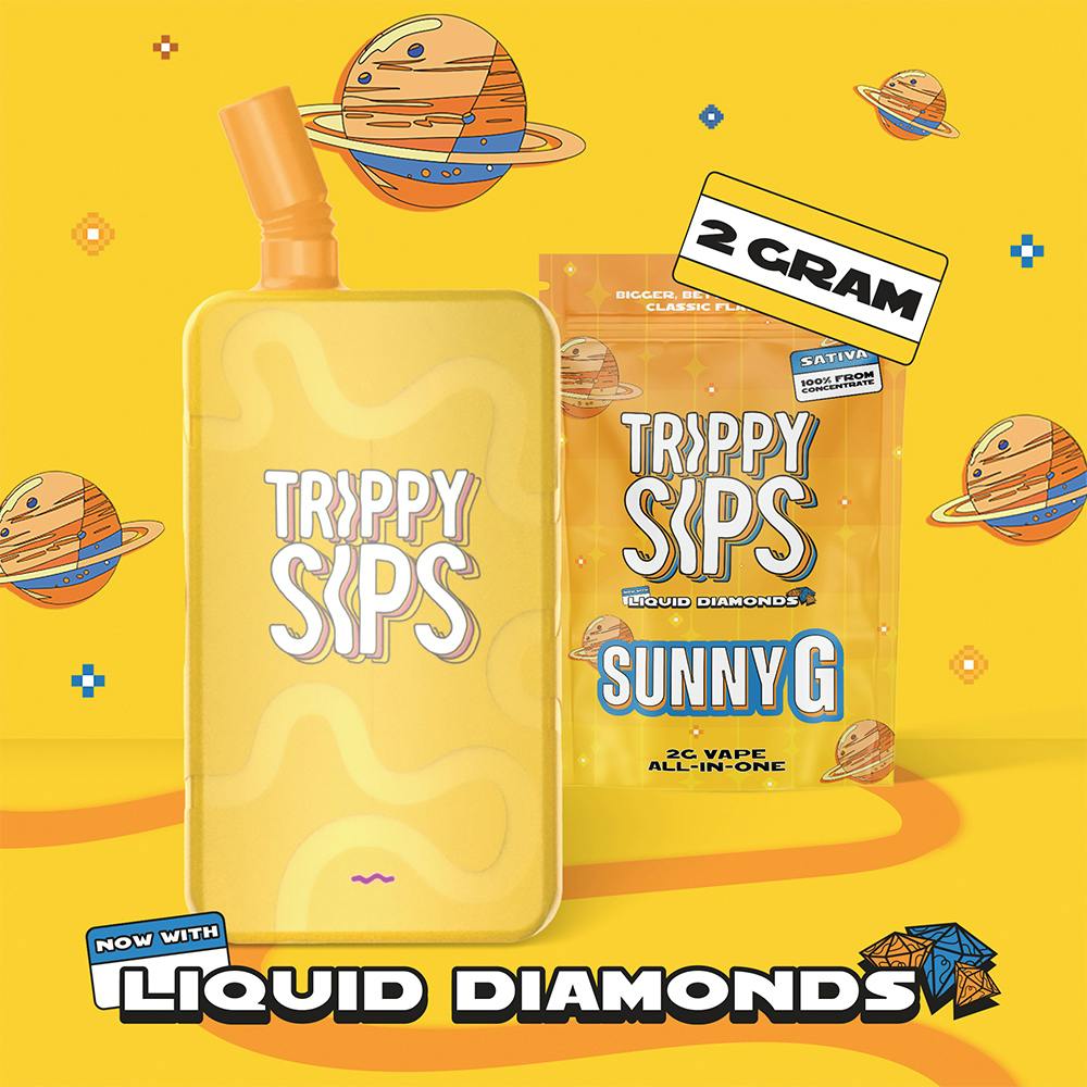 Sunny G [2000mg] | Trippy Sips - Liquid Diamonds Disposable