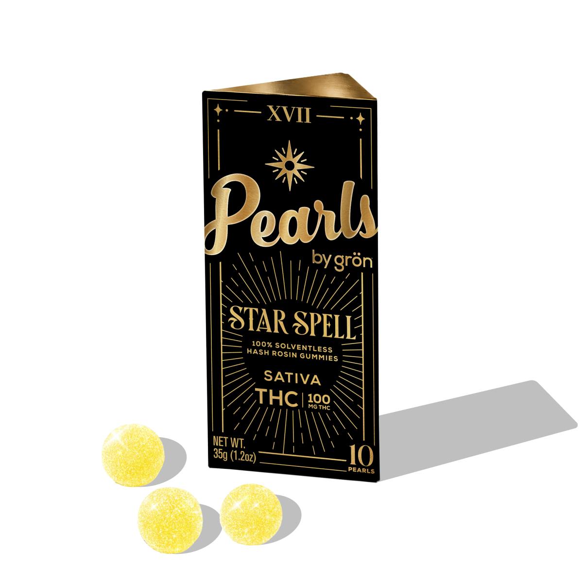 Star Spell Pearls Rosin - THC - Sativa | Grön - Rosin Pearl Gummies