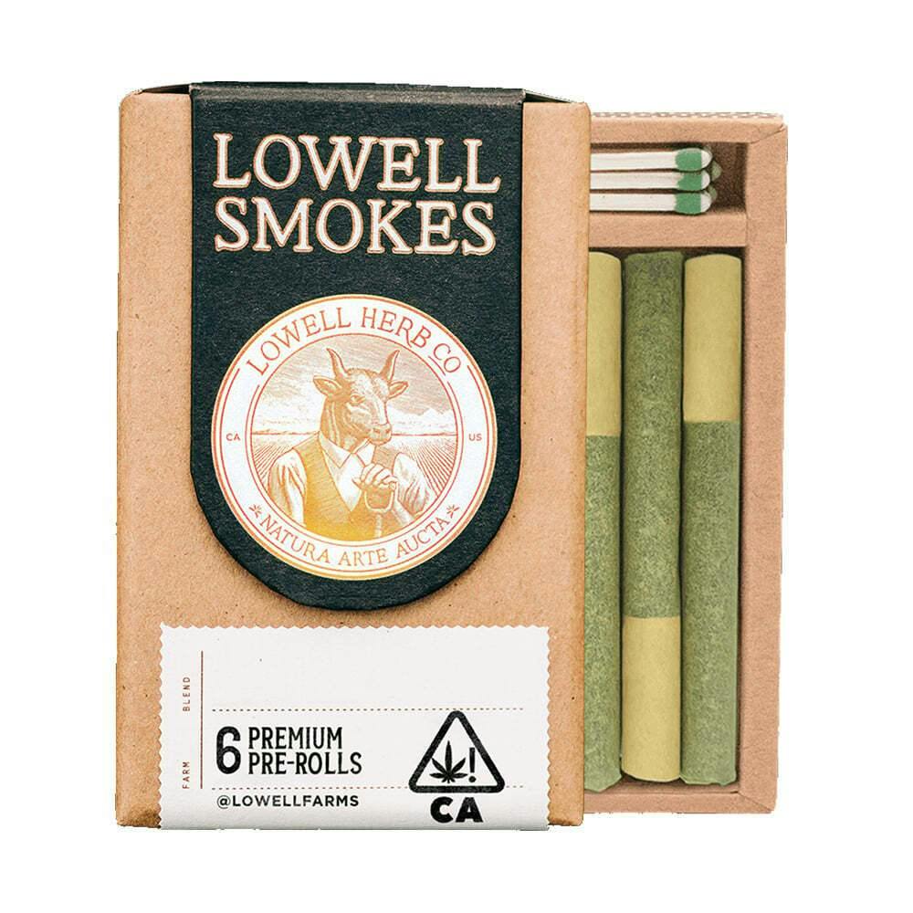 The Dreamer's Indica [.6g each / 3.6g total] | Lowell Herb Co - 6 Pack Smokes