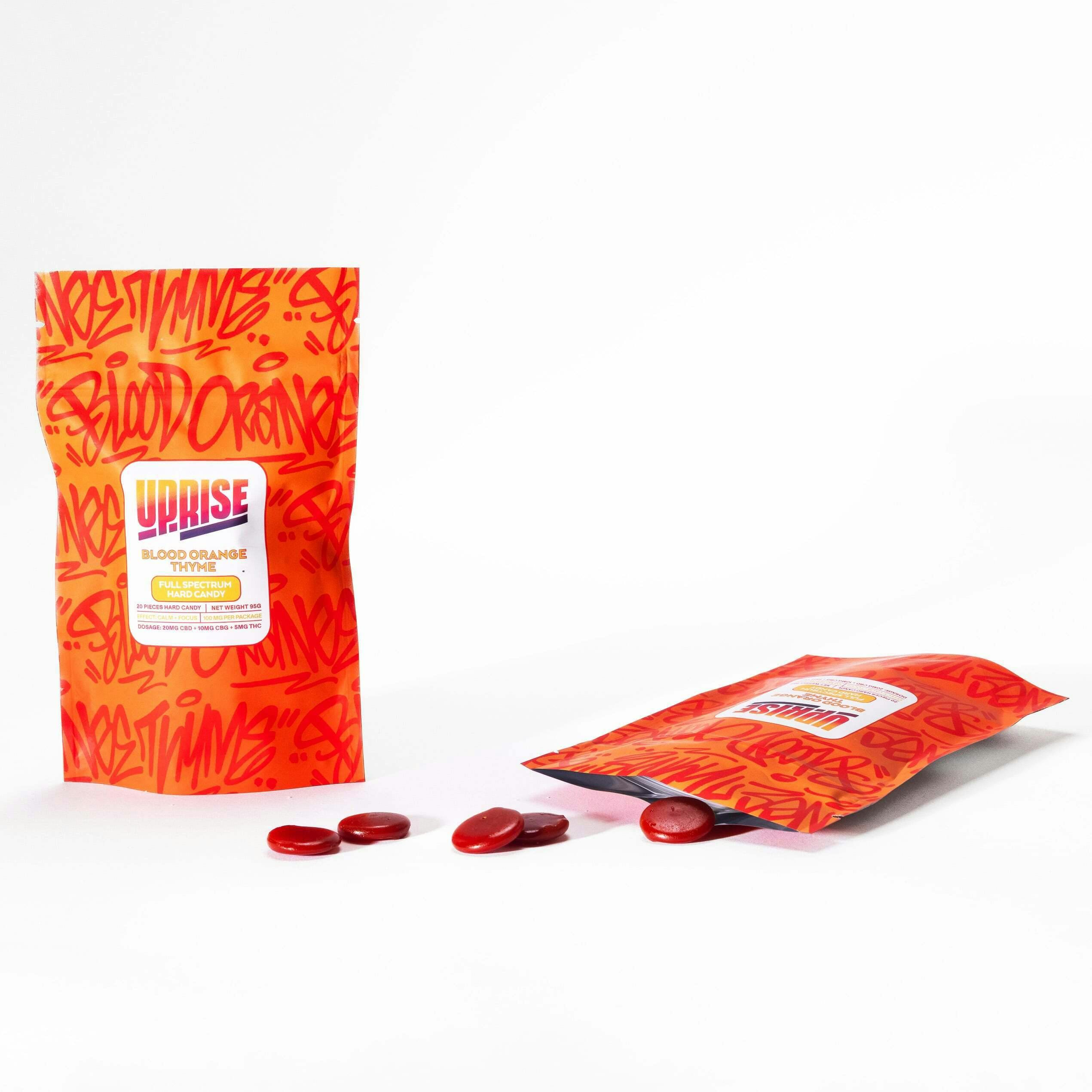 4:2:1 Blood Orange Thyme [20pk] (400mg CBD/200mg CBG/100mg THC) | Uprise Cannabis - Full Spectrum...