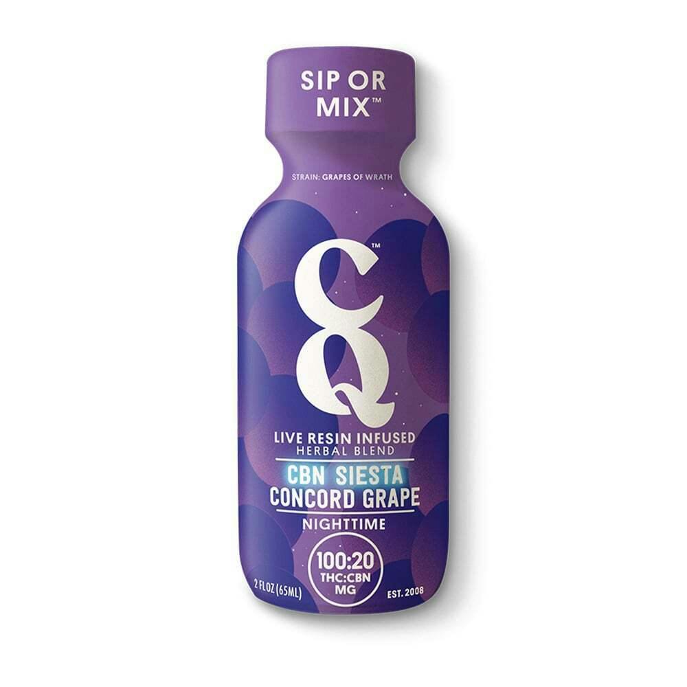 CBN Siesta Grape w/ GRAPES OF WRATH Live Resin [2oz] (100mg THC/20mg CBN) | CQ/Cannabis Quencher ...