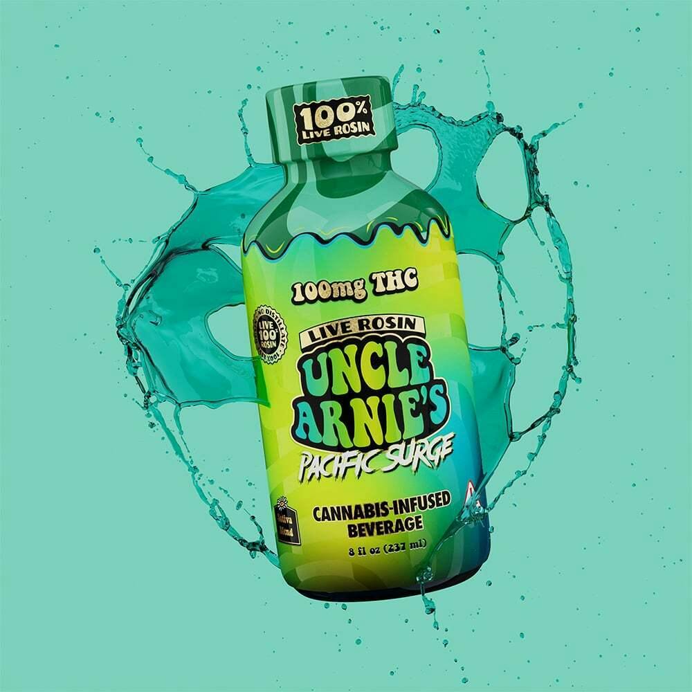 Pacific Surge [8oz] (100mg) | Uncle Arnie's - 100% Live Rosin Drink