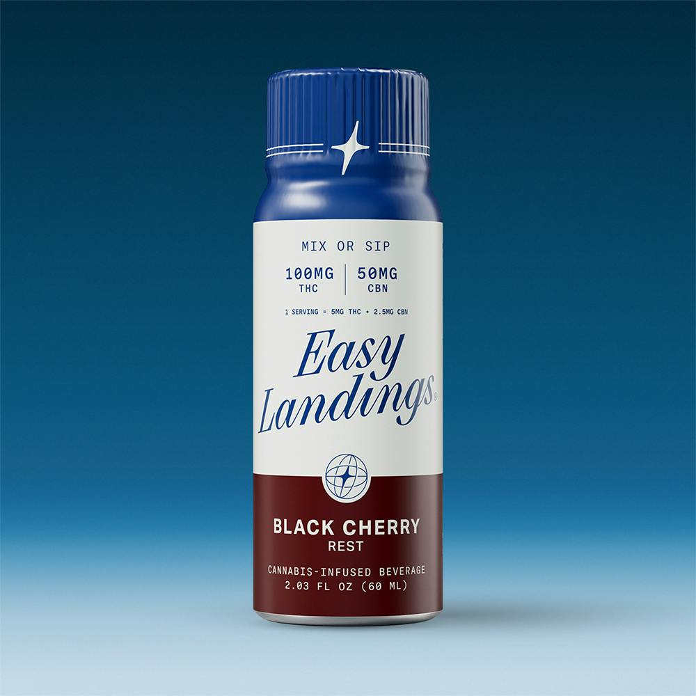Black Cherry - Rest [1pk] (100mg THC/50mg CBN) | Easy Landings - Beverage