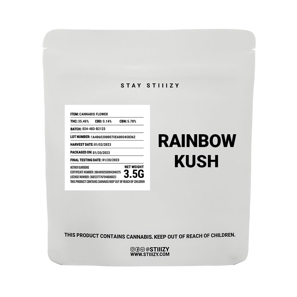 Stiiizy - FL: Jet Lag Kush - White Label Mylar