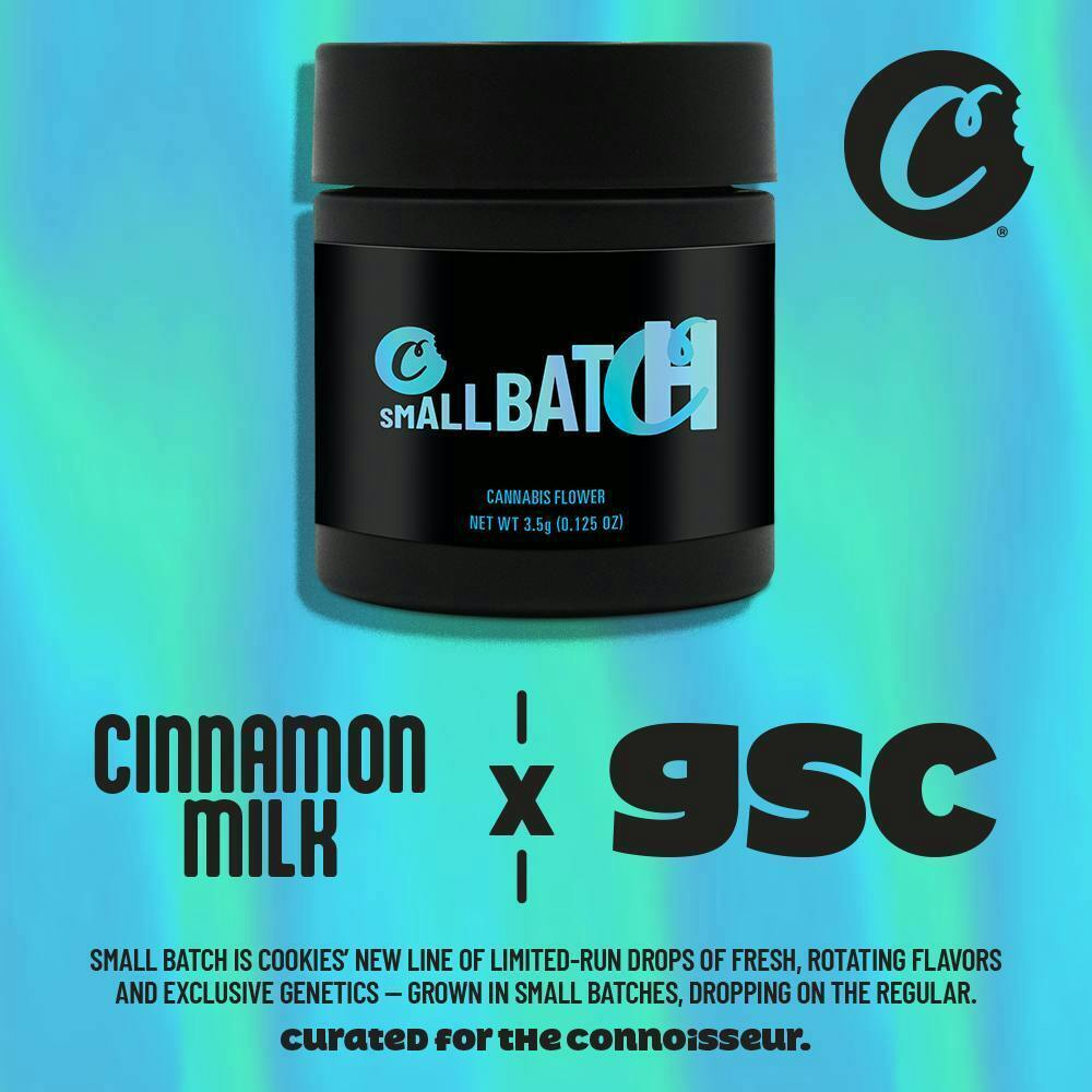 COOKIES SMALL BATCH | CINNAMON MILK X GIRL SCOUT COOKIES | 3.5G FLOWER