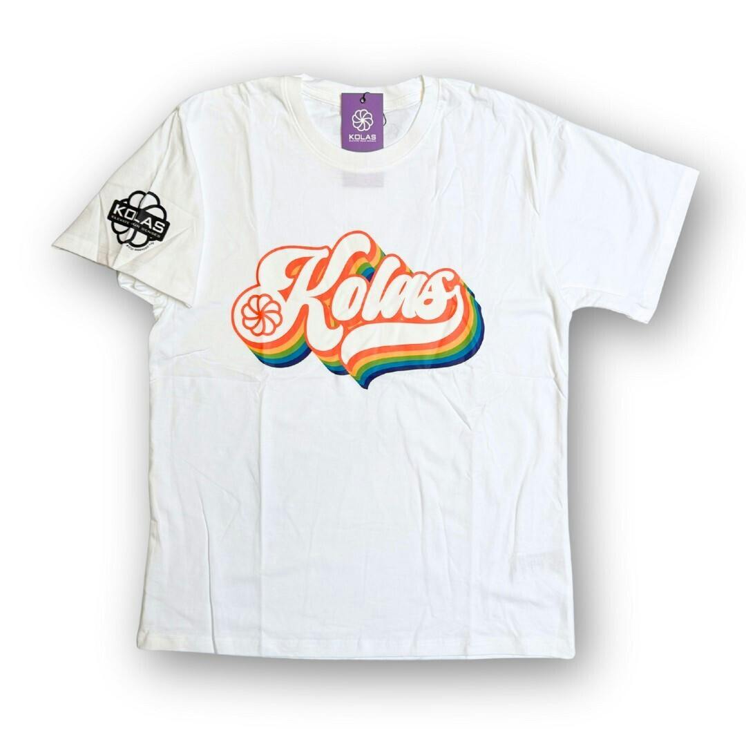 Branded 70s Logo White
