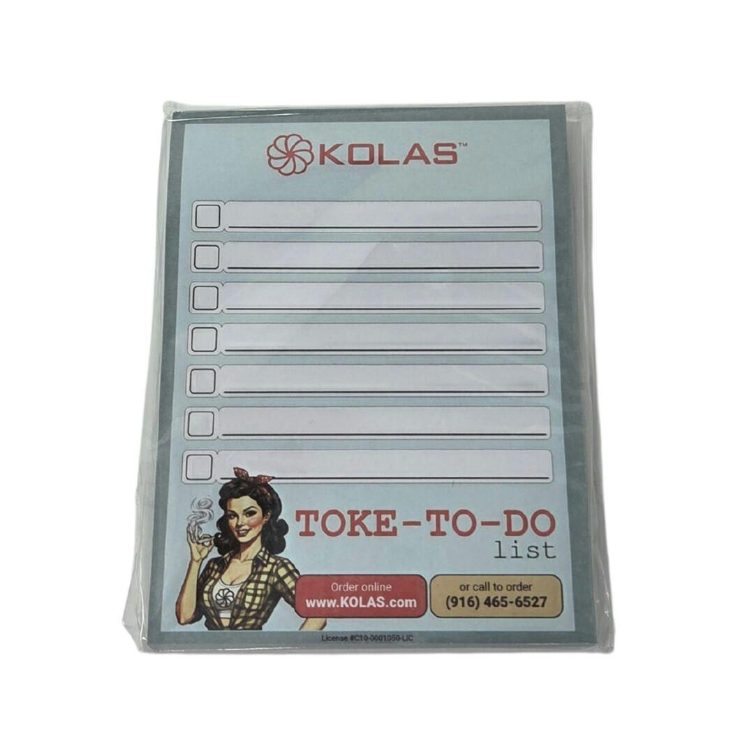 Kolas Branded Notepad Delivery Toke To Go