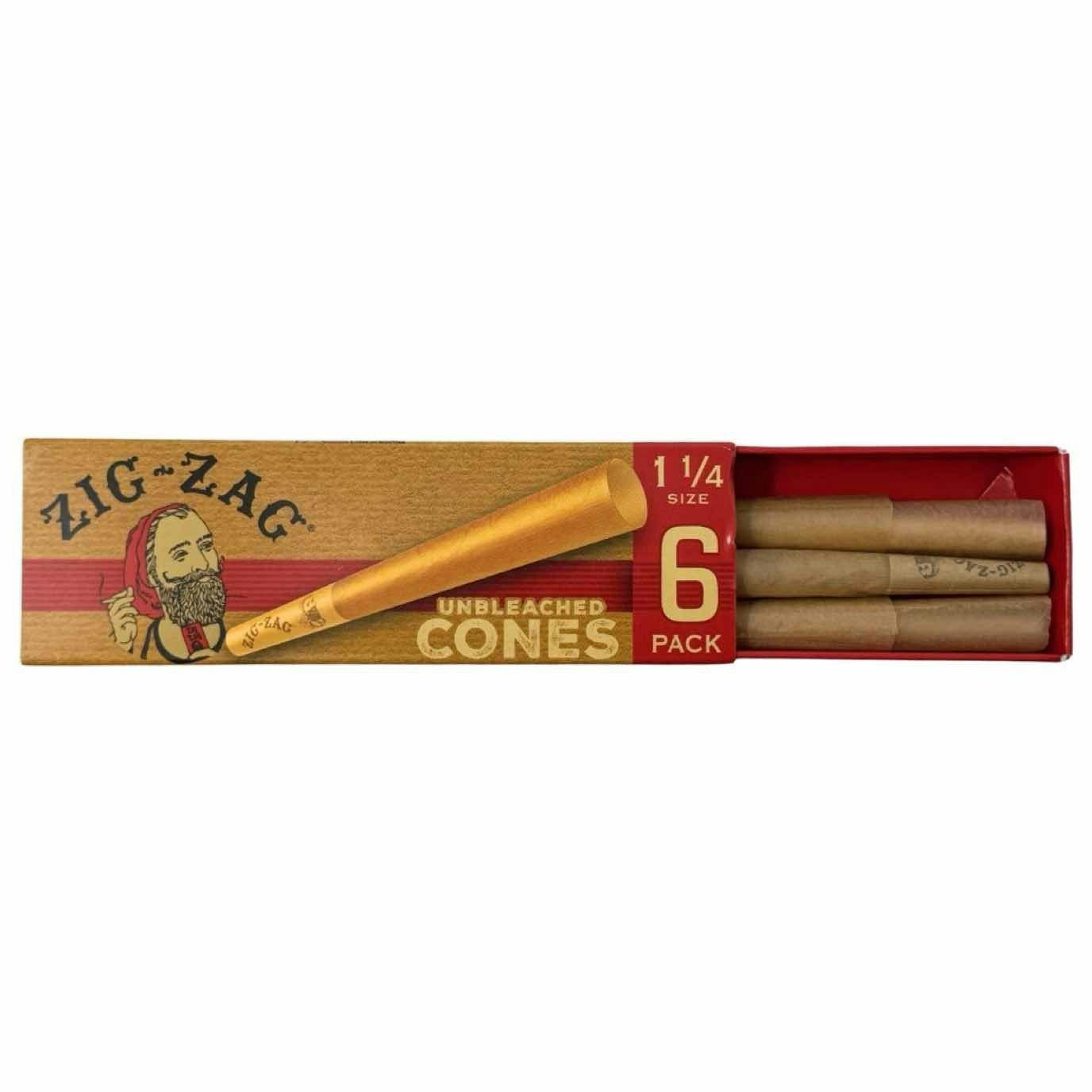 Kolas Zig-Zag Unbleached Cones 6pk