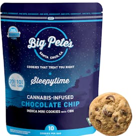 BIG PETE'S TREATS | CHOCOLATE CHIP | 2:1 THC : CBN | INFUSED MINI COOKIES 10 PK | 200MG