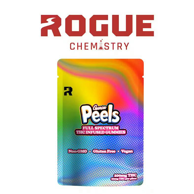 H.O.G CANNABIS | GUAVA - PEELS | VEGAN | FULL SPECTRUM INFUSED GUMMIES | 200MG