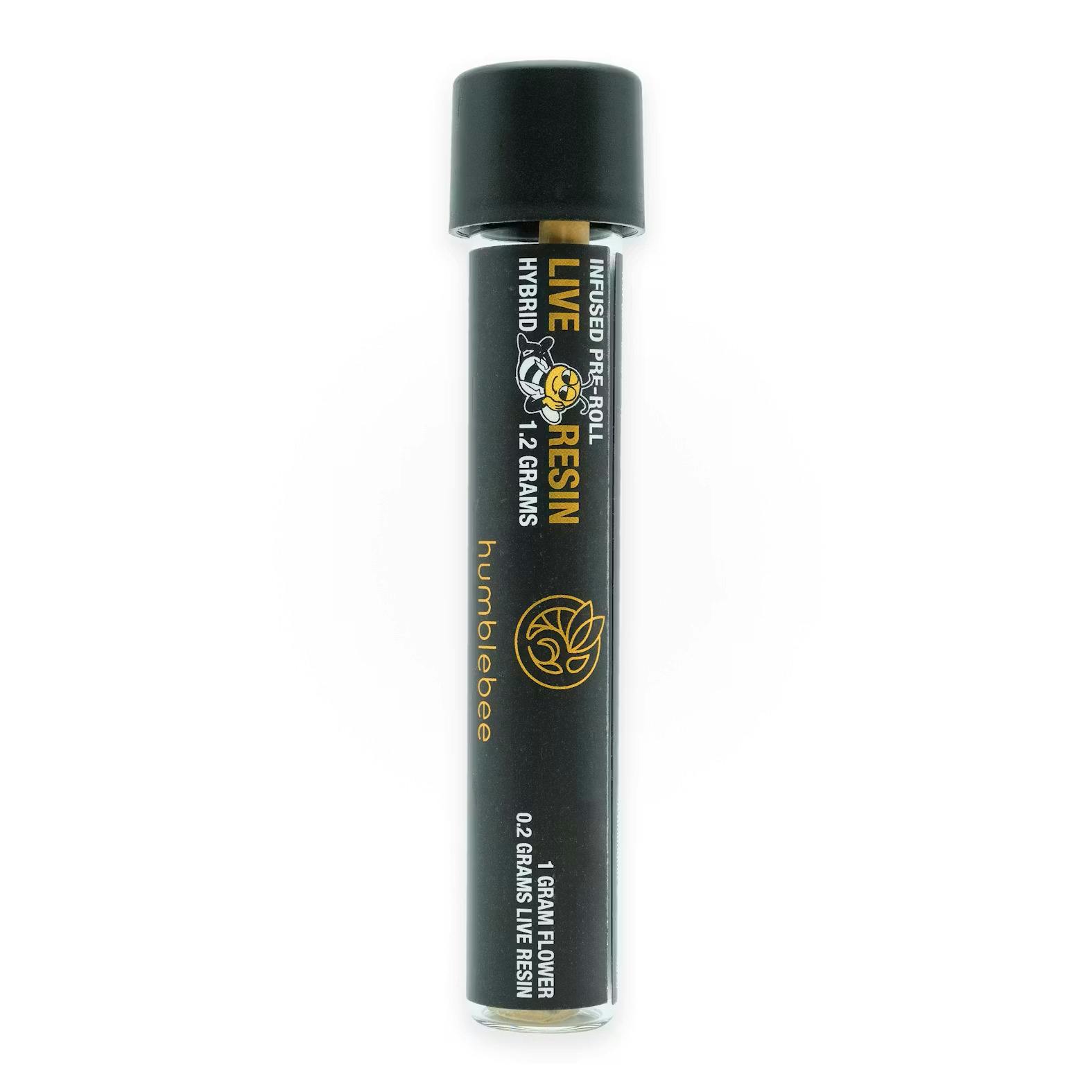 HUMBLEBEE | ORANGE CREAM POP X STRAWBERRY GARY | LIVE RESIN INFUSED PREROLL | 1.2G