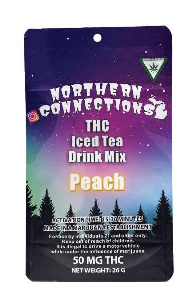 NORTHERN CONNECTIONS | RASPBERRY ICED TEA | DRINK MIX | 50MG